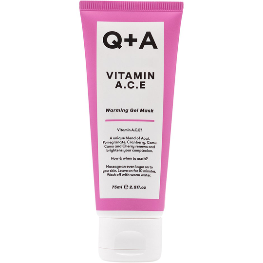 Vitamin A.C.E Warming Gel Mask, 75 ml Q+A Kasvonaamio