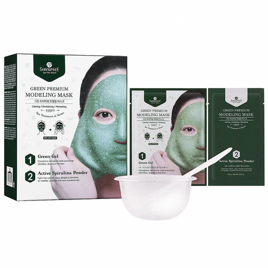 Green Premium Modeling Mask, 50 ml Shangpree Kasvonaamio