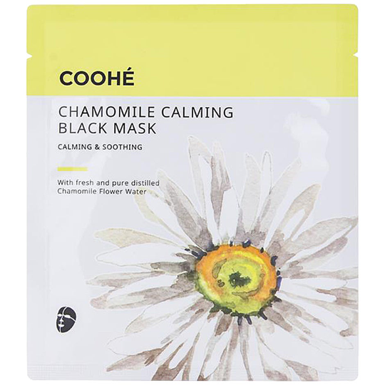 Chamomille Calming Black Mask, Coohé Kasvonaamio