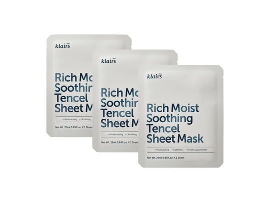 Klairs Rich Moist soothing sheet mask, Klairs Kasvonaamio
