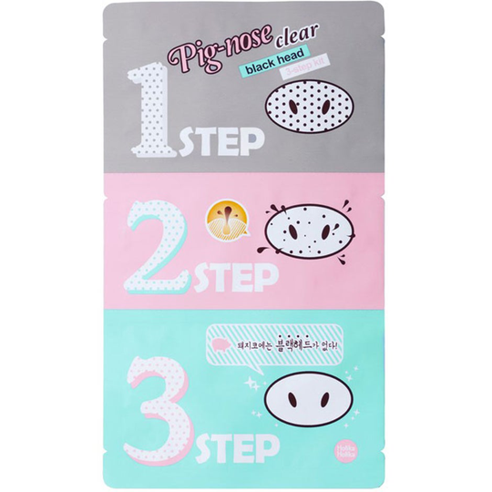 Holika Holika Pig Nose Clear Blackhead 3-Step Kit, Holika Holika Kasvonaamio