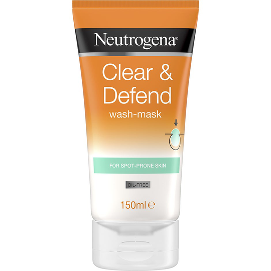 Neutrogena Clear & Defend Wash-Mask, 150 ml Neutrogena Kasvonaamio