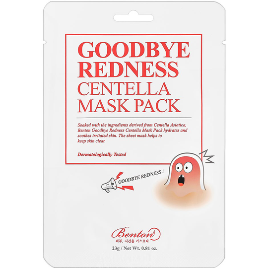 Goodbye Redness Centella Mask, 23 ml Benton Kasvonaamio
