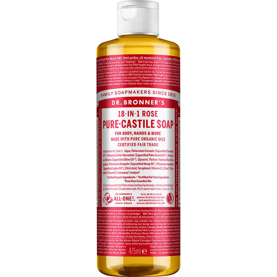 Magic Soaps Rose, 475 ml Dr. Bronner's Suihkugeelit