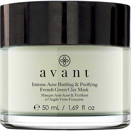 Intense Acne Battling & Purifying French Green Clay Mask, 50 ml Avant Skincare Kasvonaamio