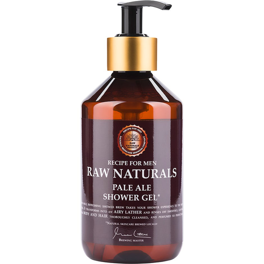 Raw Naturals Pale Ale Shower Gel, 300 ml Raw Naturals by Recipe for Men Suihkugeelit