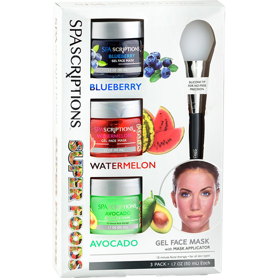 Superfoods Masks Blueberry Watermelon Avocado, 50 ml Spascriptions Kasvonaamio