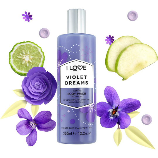 Violet Dreams, 360 ml I love… Suihkugeelit