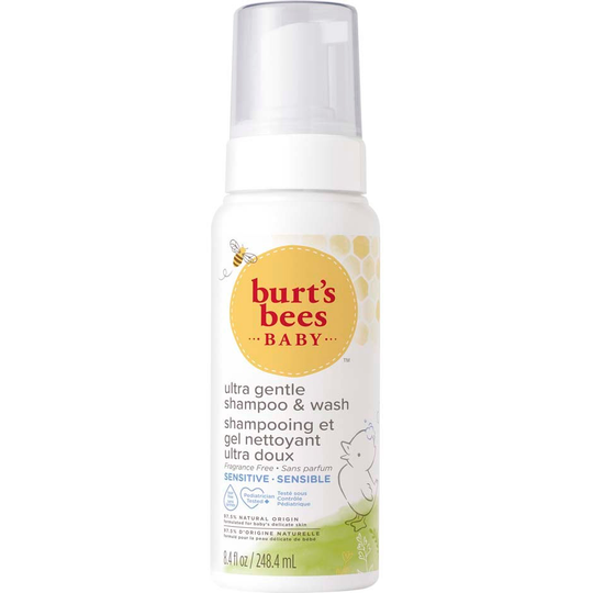 Baby Foaming Shampoo & Wash Sensitive, 248 ml Burt's Bees Suihkugeelit