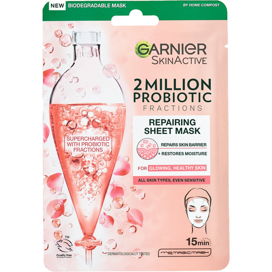 SkinActive 2 Million Probiotics Fractions, 22 g Garnier Kasvonaamio