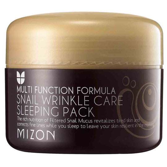 Snail Wrinkle Care Sleeping Pack, 80 ml Mizon Kasvonaamio