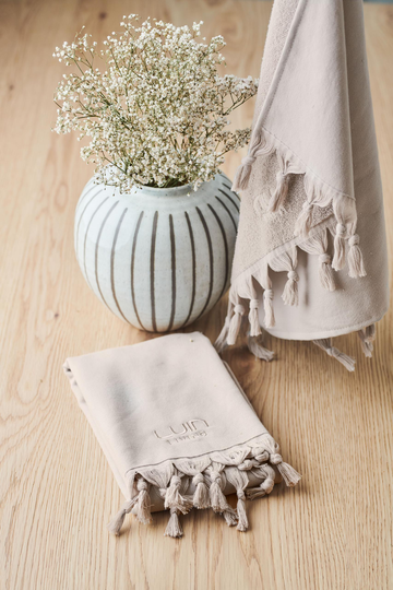 Luin Living Organic Käsipyyhe 50x70cm Sand