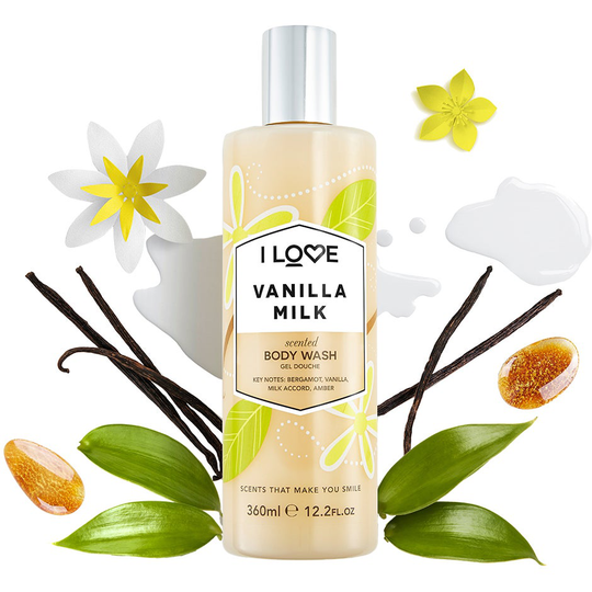 Vanilla Milk, 360 ml I love… Suihkugeelit