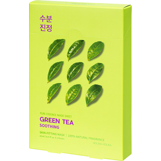 Pure Essence Mask Sheet Pack Green Tea, Holika Holika Kasvonaamio