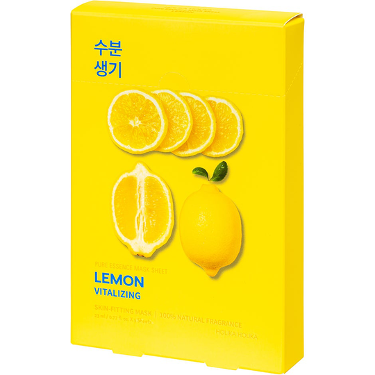 Pure Essence Mask Sheet Pack Lemon, Holika Holika Kasvonaamio