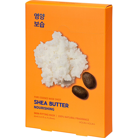 Pure Essence Mask Sheet Pack Shea Butter, Holika Holika Kasvonaamio