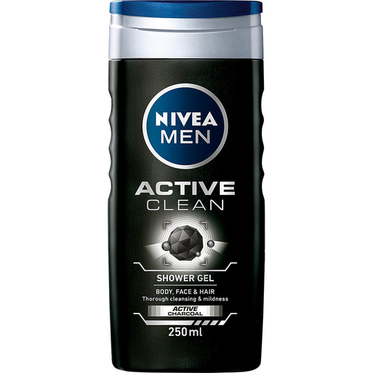 MEN Active Clean, 250 ml Nivea Suihkugeelit