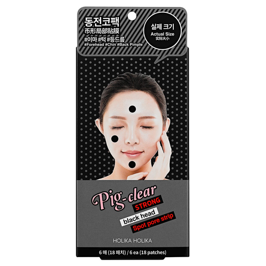 Pig Nose Clear Strong Blackhead Spot Pore Strip, Holika Holika Kasvonaamio