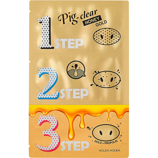 Pig Nose Clear Blackhead 3-Step Honey Gold, 8 gr Holika Holika Kasvonaamio