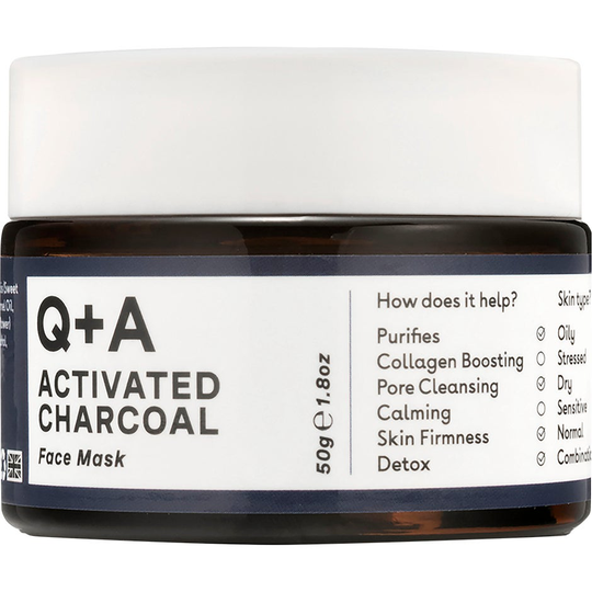 Activated Charcaol Face Mask, 50 g Q+A Kasvonaamio