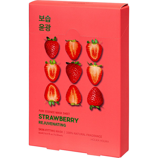 Pure Essence Mask Sheet Pack Strawberry, Holika Holika Kasvonaamio