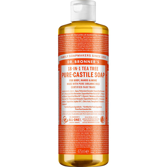 Magic Soaps Tea Tree, 475 ml Dr. Bronner's Suihkugeelit