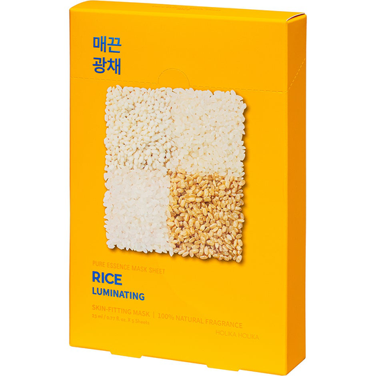 Pure Essence Mask Sheet Pack Rice, Holika Holika Kasvonaamio