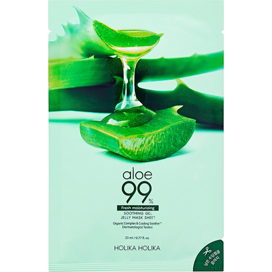 Aloe 99% Soothing Gel Jelly Mask Sheet, 23 ml Holika Holika Kasvonaamio