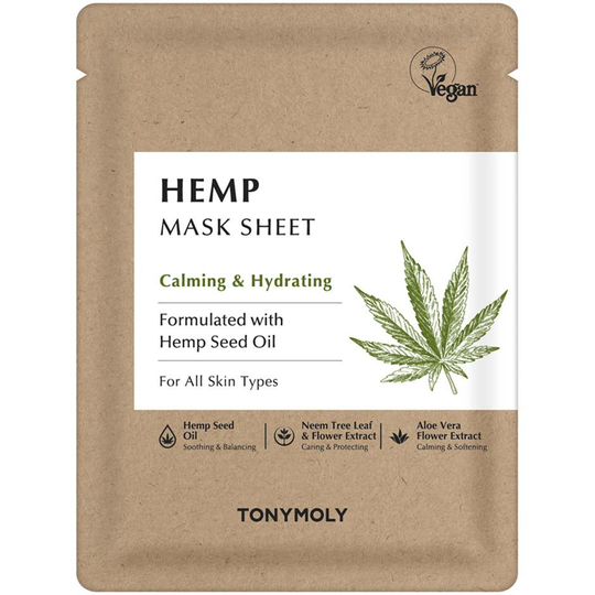 Hemp Mask Sheet, 21 ml Tonymoly Kasvonaamio