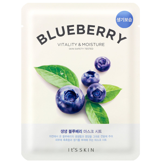 The Fresh Blueberry Sheet Mask, It'S SKIN Kasvonaamio