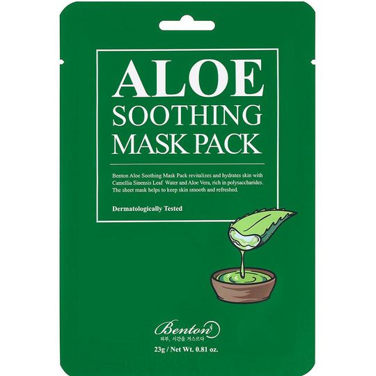 Aloe Soothing Mask Pack, 23 ml Benton Kasvonaamio