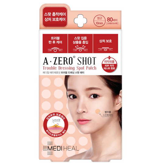 A-zero Shot Trouble Dressing Spot Patch, Mediheal Kasvonaamio