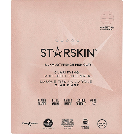 Silkmud Pink Clay, 16 g Starskin Kasvonaamio