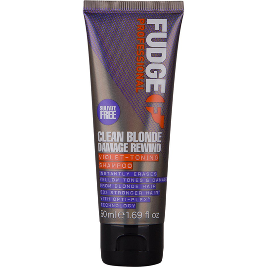 Fudge Clean Blonde Damage Rewind Violet-Toning Shampoo, 50 ml Fudge Hopeashampoot